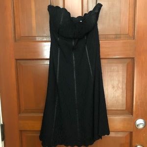 White House Black Market strapless dress